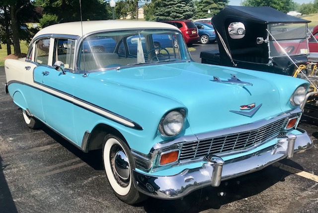 classic car at car show