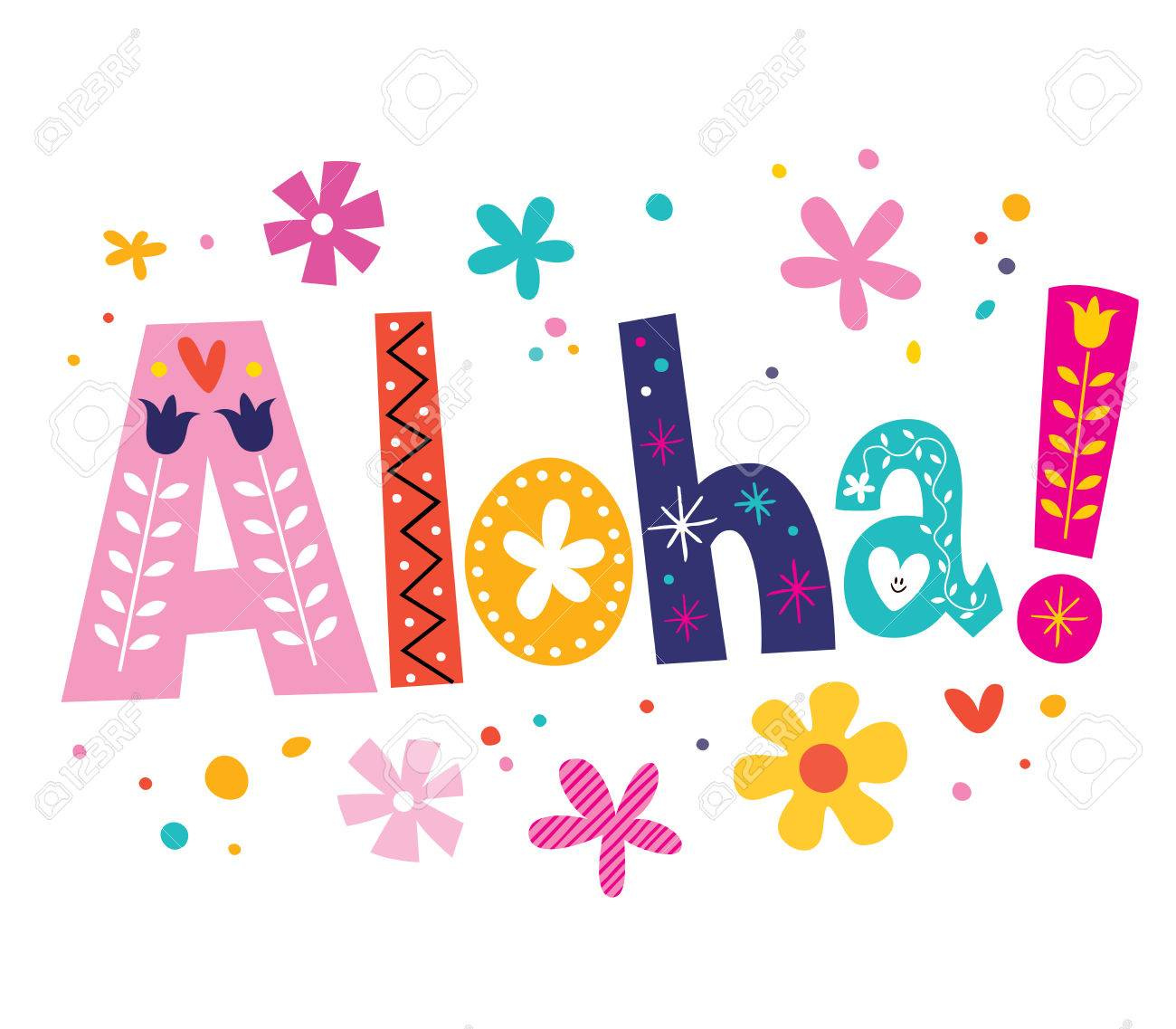 aloha stock image