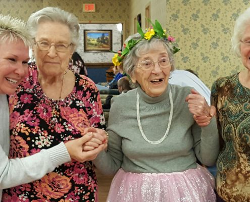group laughing