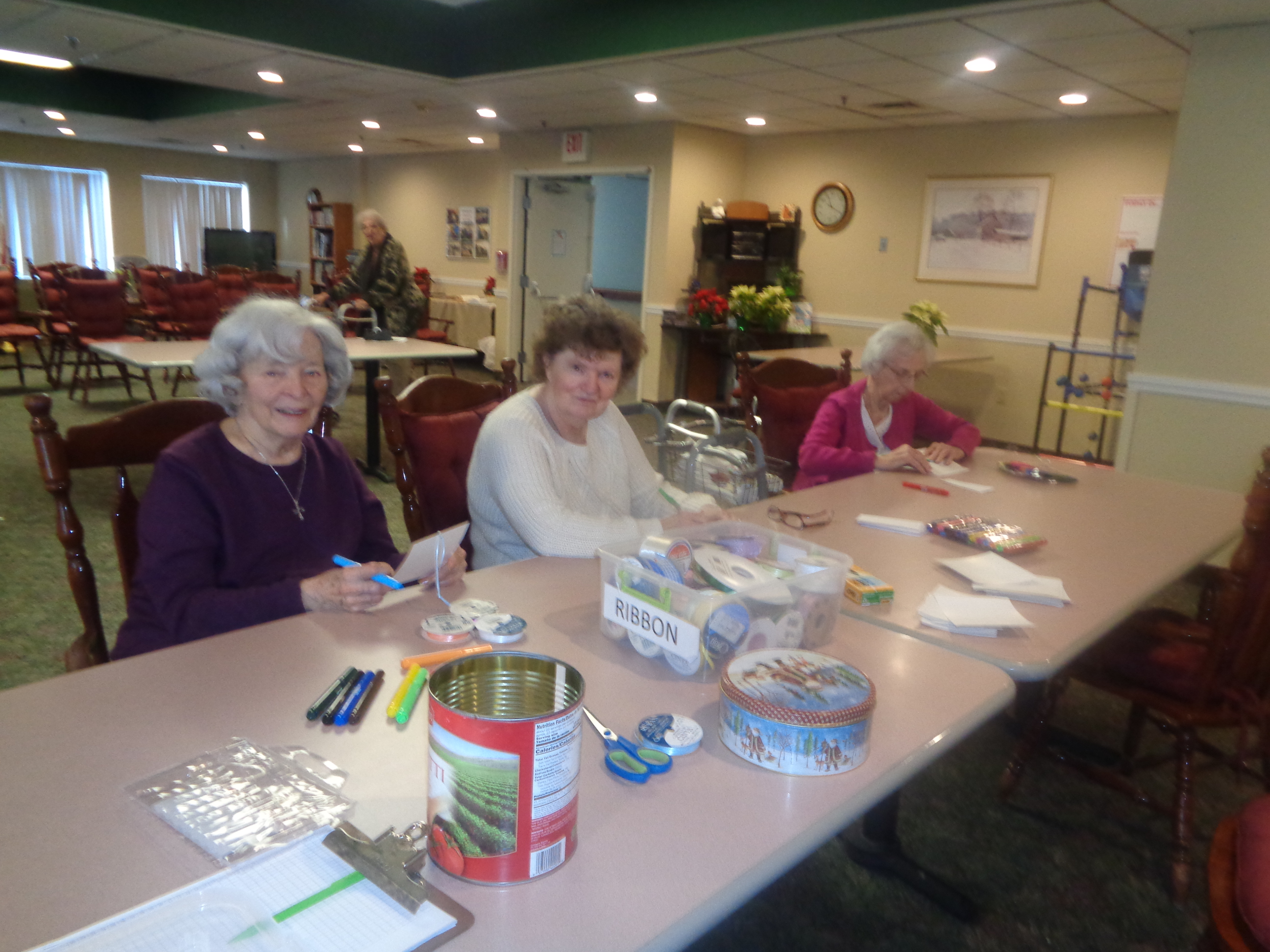 women making crafts