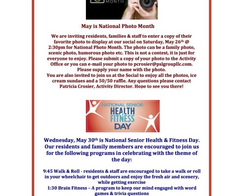 National Photo Month invitation