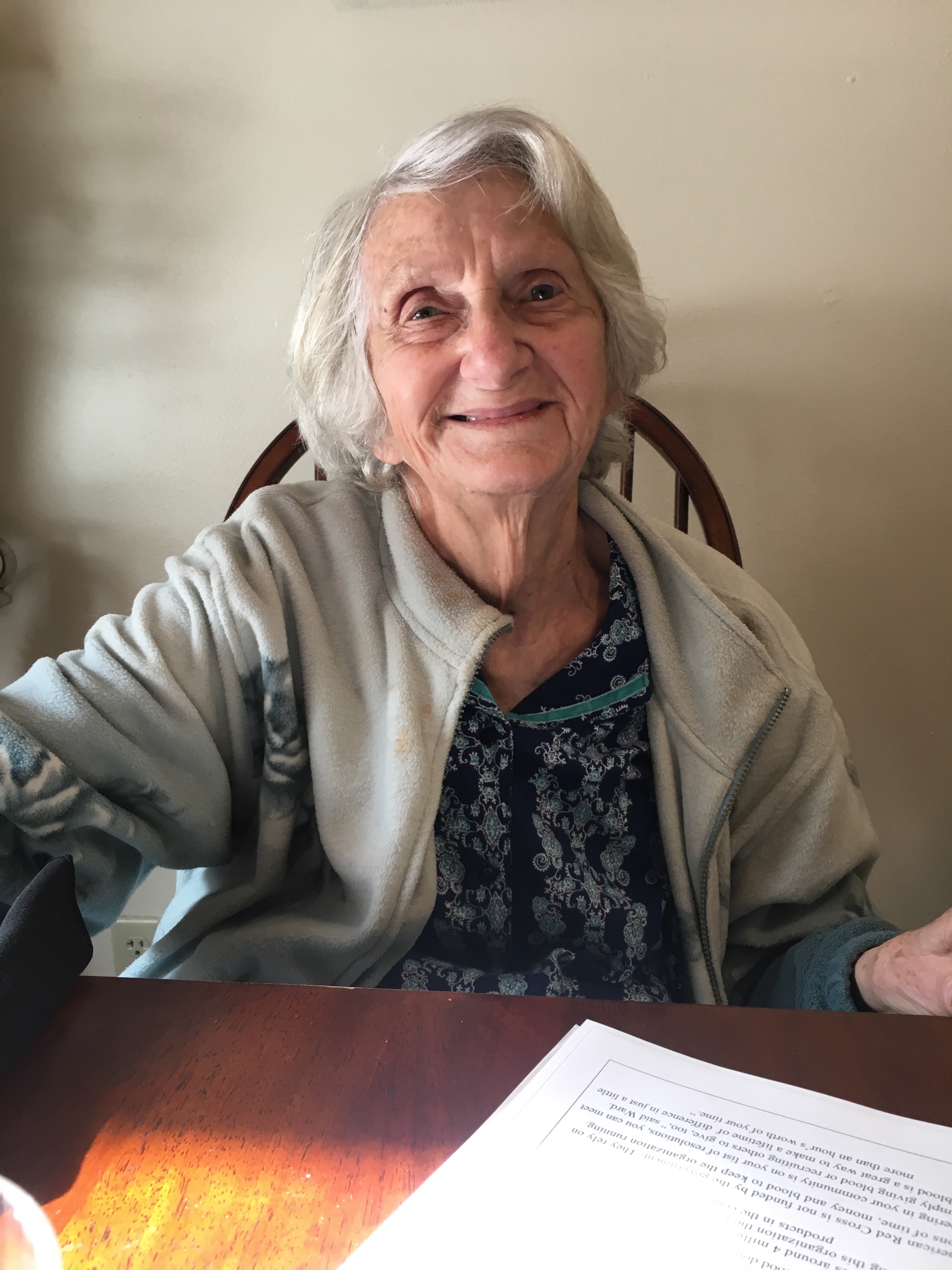 woman smiling at camera