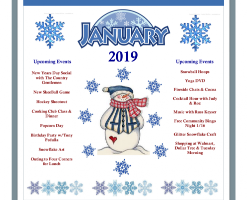 Eden Heights of Eden January 2019 Newsletter